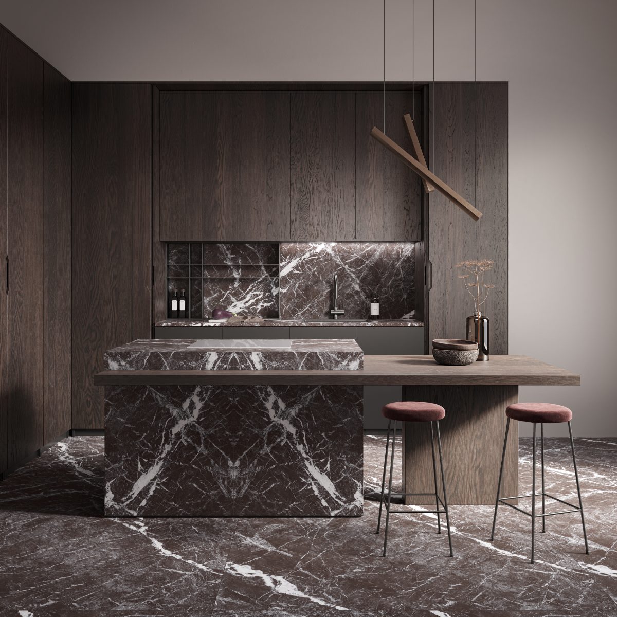 Marmoker Deep Dark 90 x 180