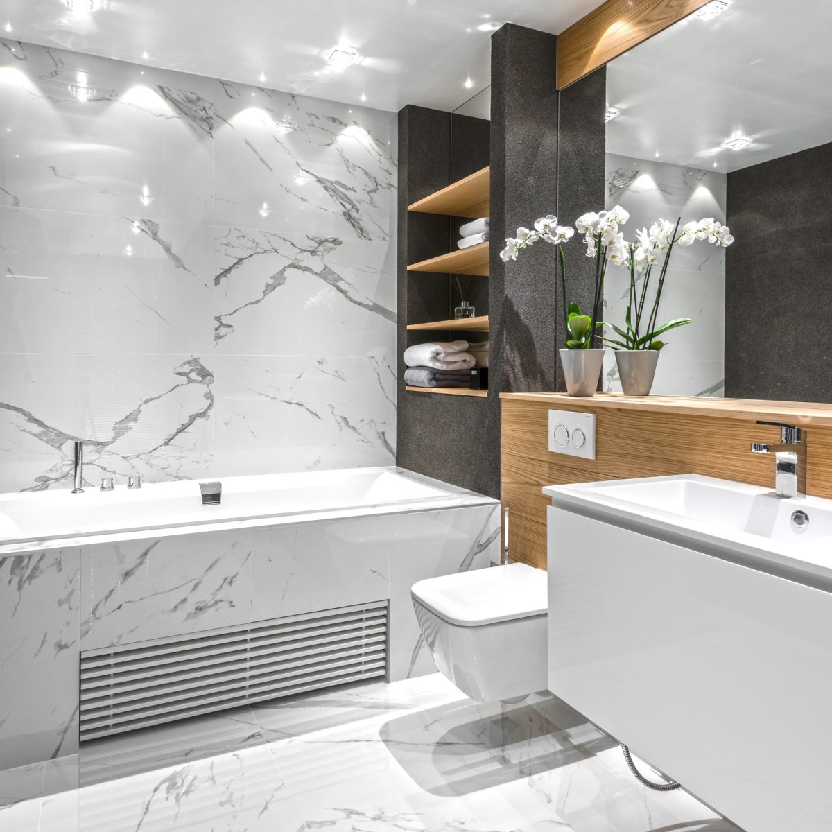 Marmoker Statuario Grigio 90 x 180