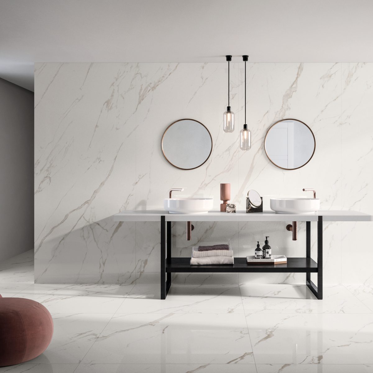 Marmoker Statuario Oro 90 x 180