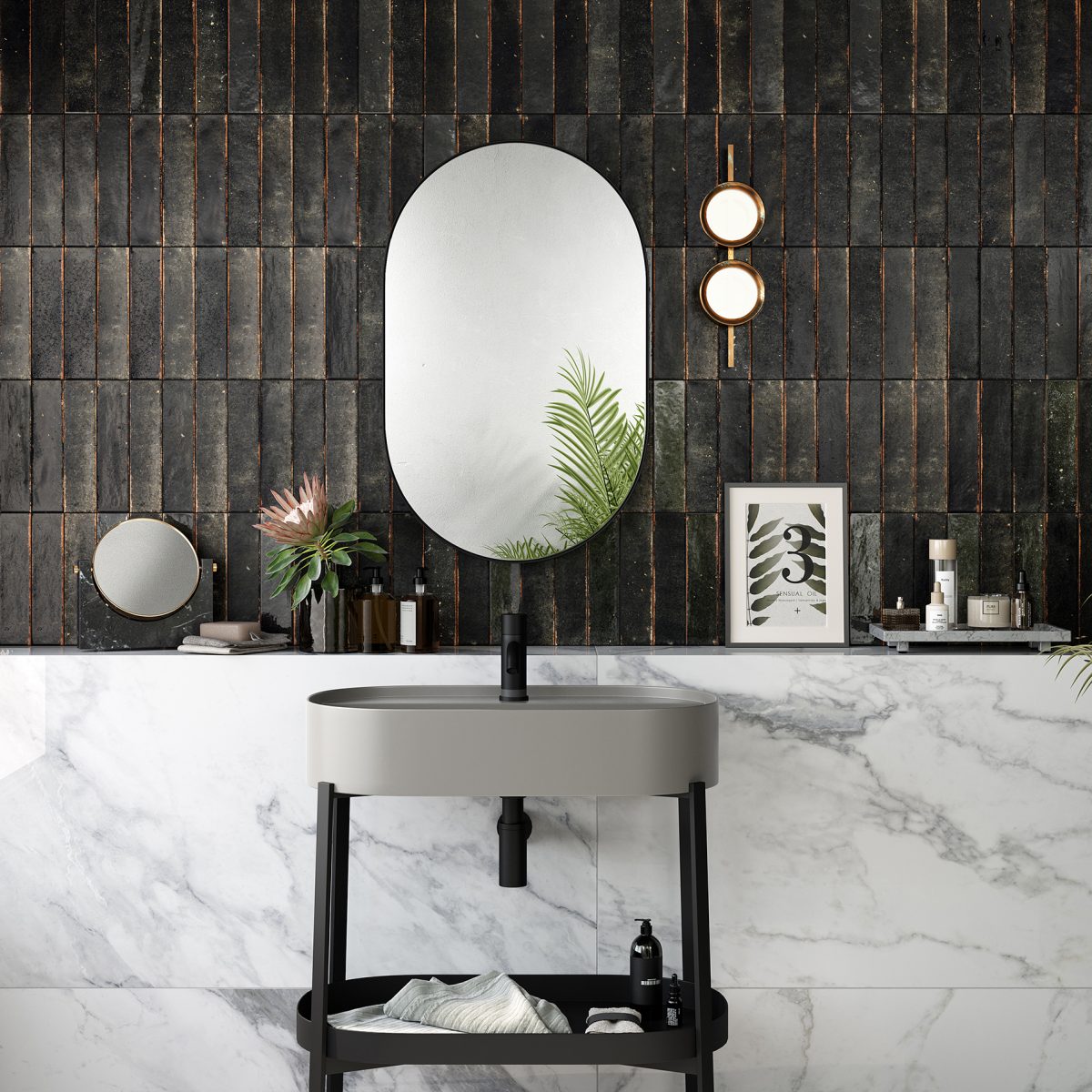 Noho Black 6 × 25 / Soho Black 6 × 25